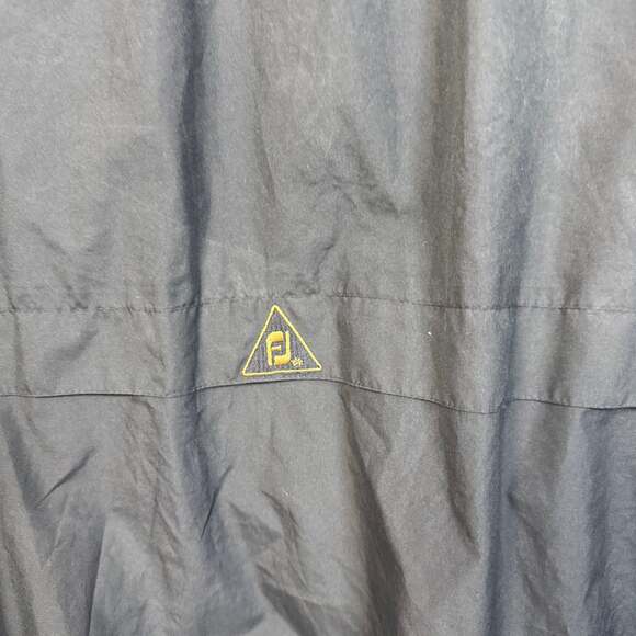 Footjoy Dryjoy Windbreaker Jacket Mens Large Black/Houndstooth - Picture 7 of 11